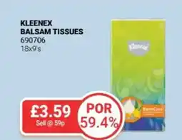 Bestway KLEENEX Balsam tissues offer