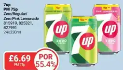 Bestway 7up PM 75p Zero/Regular/ Zero Pink Lemonade offer