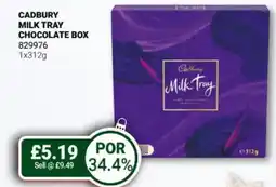 Bestway CADBURY Milk tray chocolate box offer