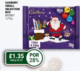 Bestway Cadbury small selection box offer