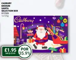 Bestway Cadbury medium santa selection box offer