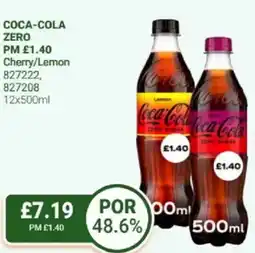 Bestway COCA-COLA Zero Cherry/Lemon offer
