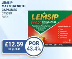 Bestway LEMSIP Max strength capsules offer
