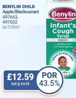 Bestway BENYLIN CHILD Apple/Blackcurrant offer