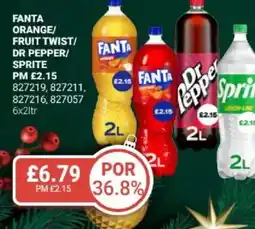 Bestway FANTA ORANGE/ FRUIT TWIST/ DR PEPPER/ SPRITE offer