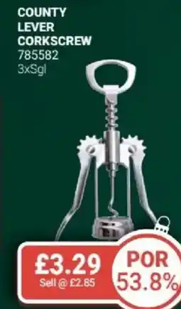Bestway County lever corkscrew offer