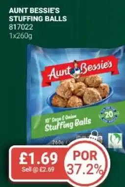 Bestway AUNT BESSIE'S Stuffing balls offer