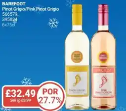 Bestway BAREFOOT Pinot Grigio/Pink Pinot Grigio offer
