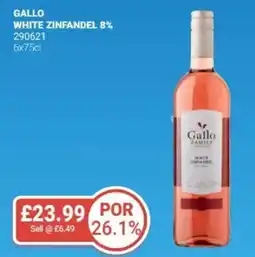 Bestway GALLO White zinfandel 8% offer