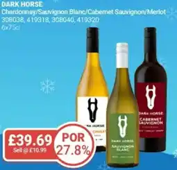 Bestway DARK HORSE Chardonnay/Sauvignon Blanc/Cabernet Sauvignon/Merlot offer