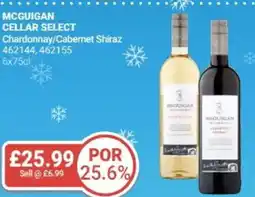 Bestway MCGUIGAN CELLAR SELECT Chardonnay/Cabernet Shiraz offer
