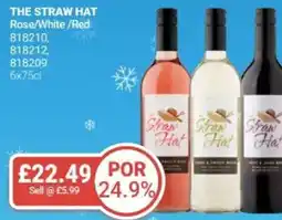 Bestway THE STRAW HAT Rose/White/Red offer
