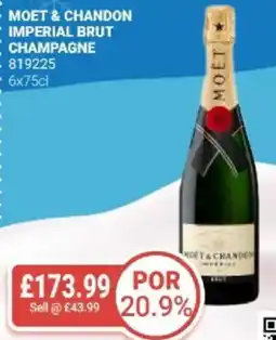 Bestway Moet & chandon imperial brut champagne offer