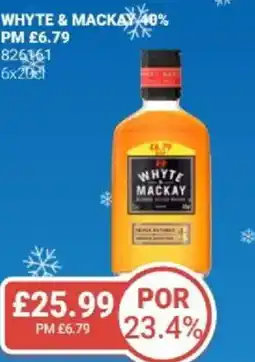 Bestway Whyte & mackay 40% offer