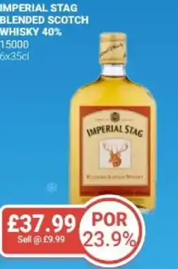 Bestway Imperial stag blended scotch whisky 40% offer