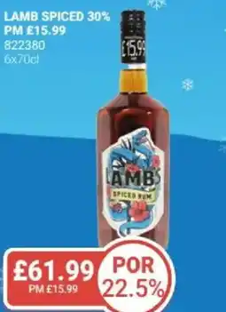 Bestway Lamb spiced 30% offer