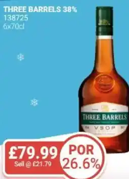 Bestway Three barrels 38% offer
