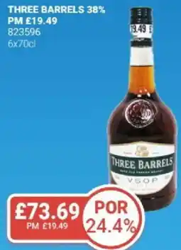 Bestway Three barrels 38% offer