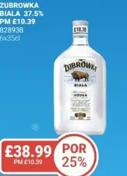 Bestway Zubrowka biala 37.5% offer