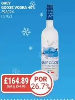 Bestway Grey goose vodka 40% offer