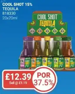 Bestway Cool shot 15% tequila offer