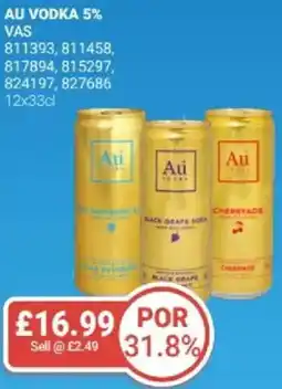 Bestway AU vodka 5% offer