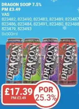 Bestway Dragon soop 7.5% offer