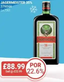 Bestway Jagermeister 35% offer