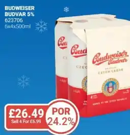 Bestway Budweiser budvar 5% offer