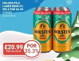 Bestway Holsen pils lager beer 5% offer