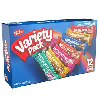 Costco Battle Bites Protein Bar Variety Pack, 12 x 62g offer