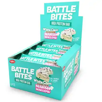 Costco Battle Bites White Chocolate Toasted Marshmallow Protein Bar, 12 x 62g offer