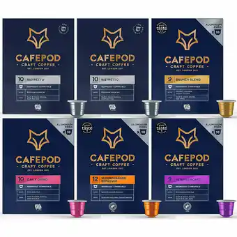 Costco Cafepod Variety Nespresso Compatible Coffee Pods, 108 Servings offer