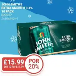 Bestway John smiths extra smooth 3.4% offer