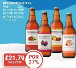 Bestway Rekorderling 3.4% offer