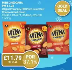 Bestway MINI CHEDDARS Original/Smokey BBQ/Red Leicester/ Cheese & Red Onion offer