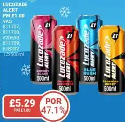 Bestway Lucozade alert offer