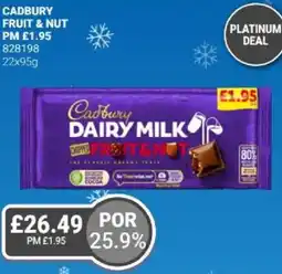 Bestway CADBURY Fruit & nut offer
