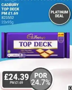 Bestway Cadbury top deck offer