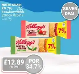 Bestway NUTRI-GRAIN Strawberry/Apple offer