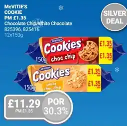 Bestway McVITIE'S Cookie Chocolate Chip/White Chocolate offer