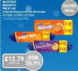 Bestway MCVITIE'S Biscuits Hobnob/Gingernut/Fruit Shortcake offer