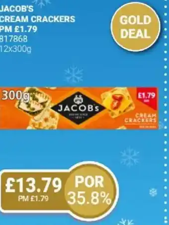 JACOB'S Cream crackers