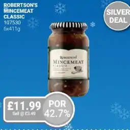 Bestway Robertson's mincemeat classic offer