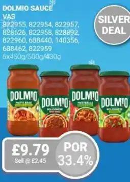 Bestway DOLMIO Sauce offer