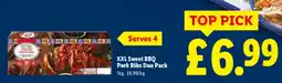 Lidl XXL Sweet BBQ Pork Ribs Duo Pack offer
