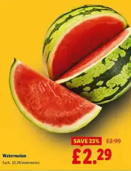 Lidl Watermelon offer