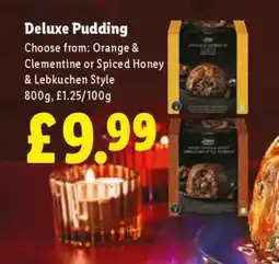 Lidl Deluxe Pudding offer