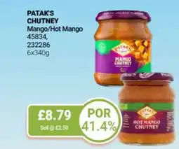 Bestway PATAK'S CHUTNEY Mango/Hot Mango offer