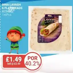 Bestway Dina lavash 6 flatbreads offer